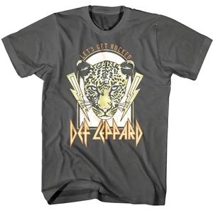 Def Leopard let’s get rocked tee vintage style